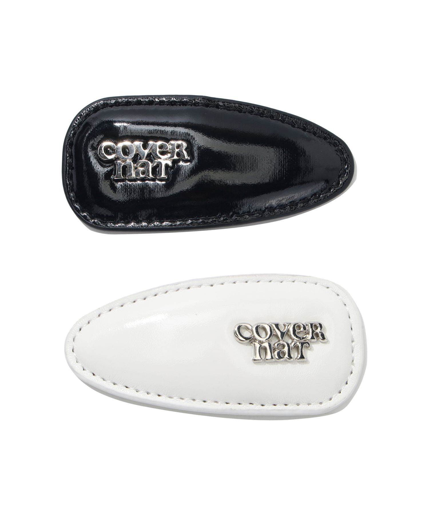 MUSINSA公式 | COVERNAT WOMAN クローバーハートPUヘアピンセット ブラック