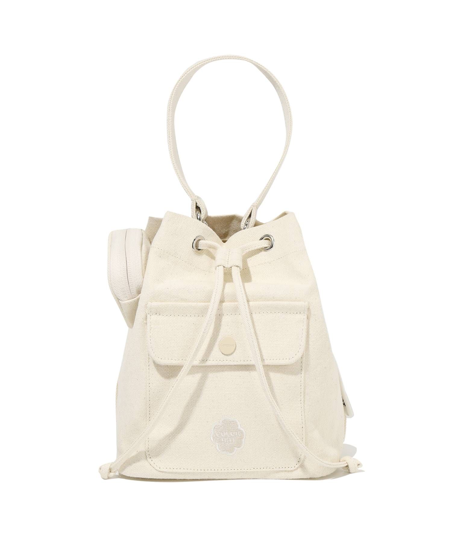 ハンドバッグ [COVERNAT] Clover Heart Fluffy Bucket Bag (2color) MUSINSA | COVERNAT WOMAN Clover Heart Fluffy Bucket Bag Beige