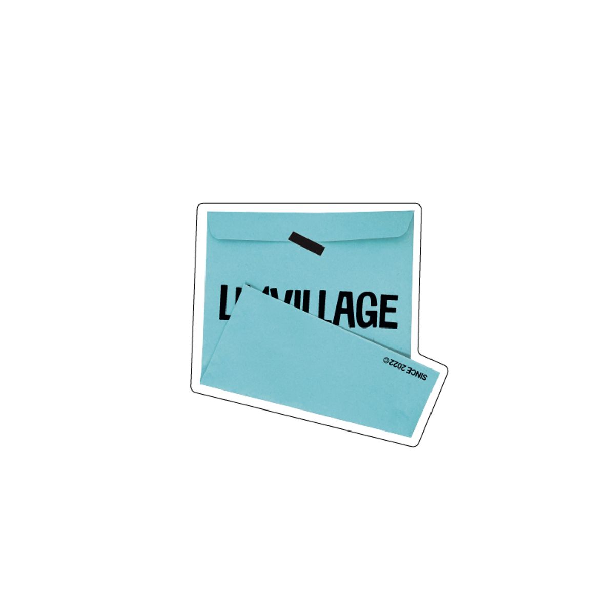 림빌리지(LIMVILLAGE) 서류봉투 그립톡 (BLUE)