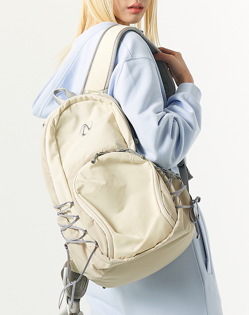 NERDY 公式正規品 アーモンド バックパック (Ivory) MUSINSA公式 | NDY (nerdy) Almond Backpack Ivory