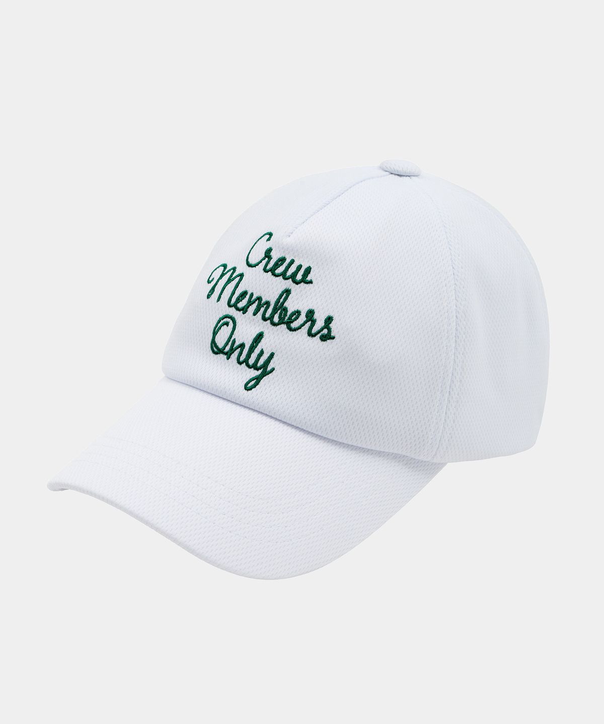 크루멤버스온리(CREW MEMBERS ONLY) OFFICIAL LOGO BALL CAP WHITE