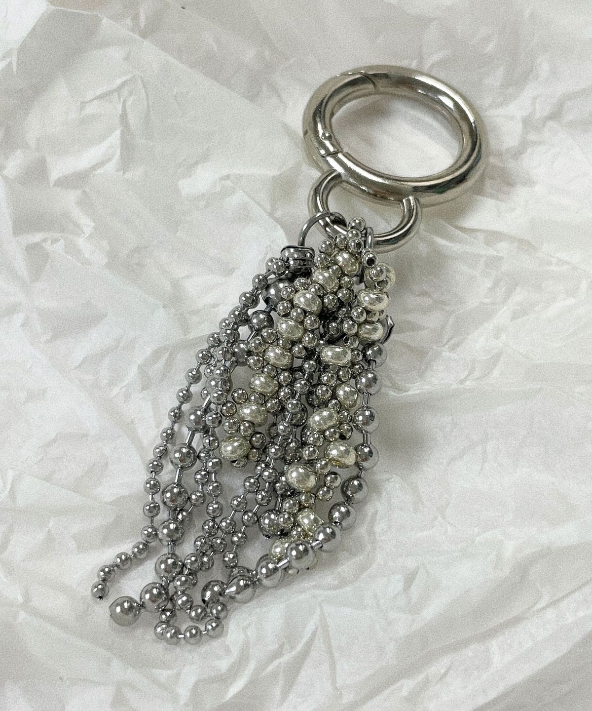 딜라이디(DELIDI) Silver bold donut keyring