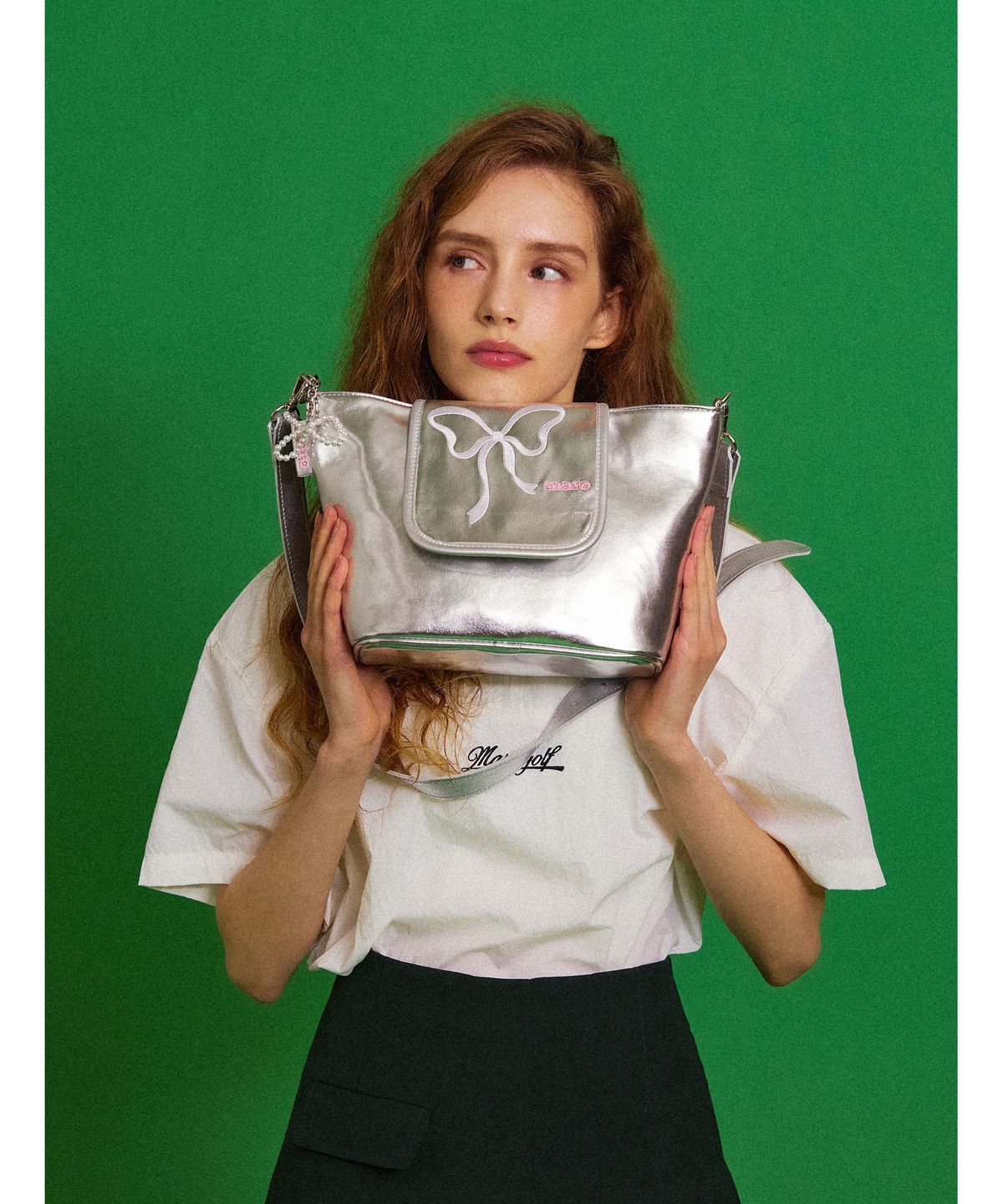 마로 골프(MARO GOLF) Maro Ruflette Bag (Silver)