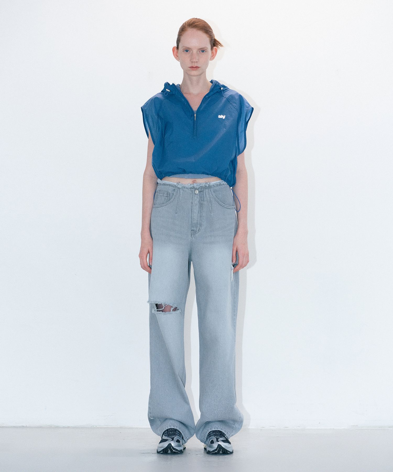 【ANSWERISYES】URBAN RIPPED WIDE DENIM MUSINSA | ANSWER IS YES Urban ripped wide denim