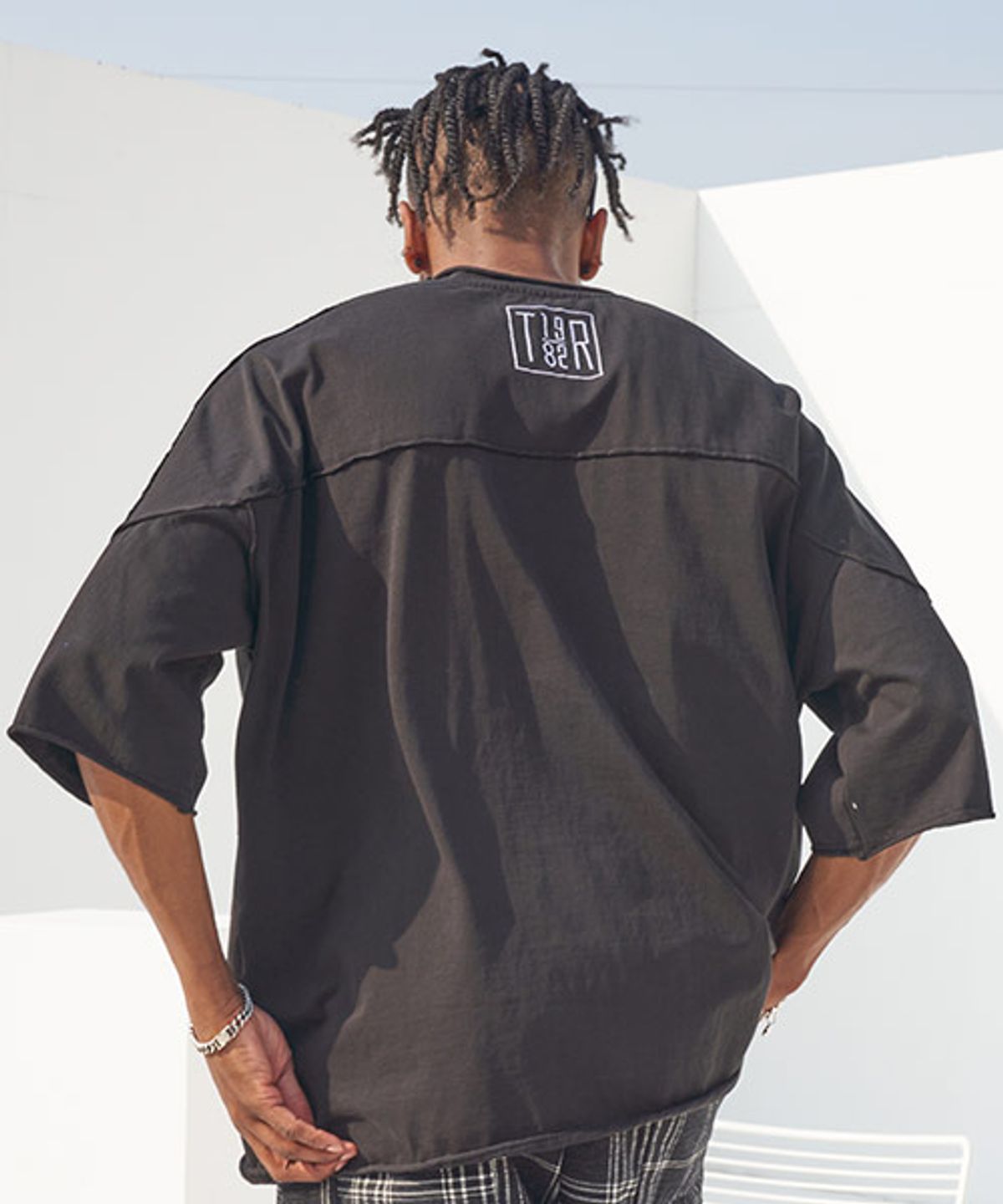 테네르(TENER) Washing Decky 1982 Boxy T-Black