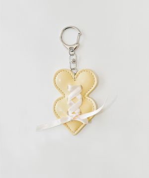 더블하트 키링 버터