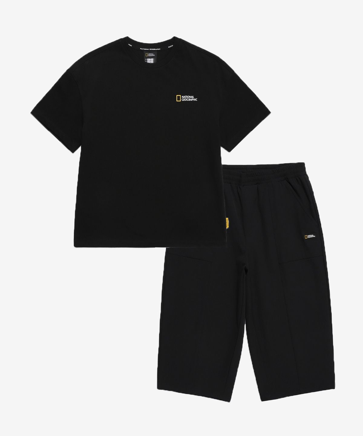 내셔널지오그래픽 키즈(NATIONAL GEOGRAPHIC KIDS) K242UPB920 7부 상하세트 BLACK