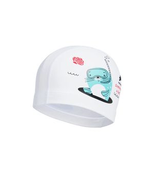 용품 아동 해달 PU 수모 화이트 RO-RC2E054-WH