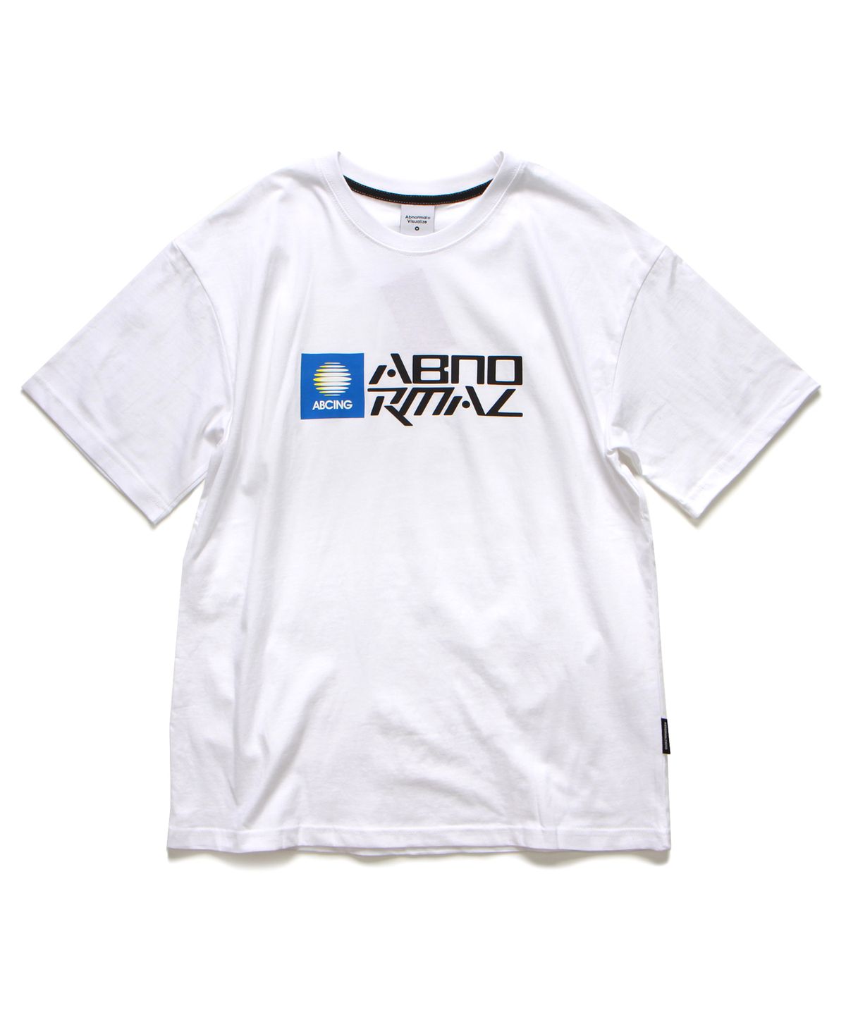 앱놀머씽(ABNORMALTHING) SC 스퀘어 티셔츠 화이트 (SC SQUARE T-SHIRT WHITE)