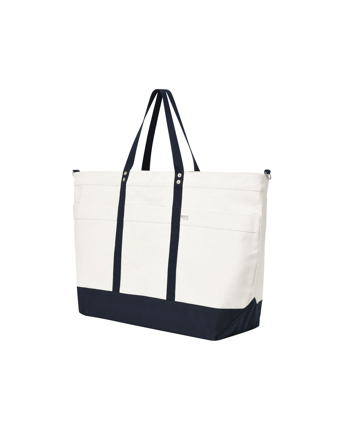 앵글런(ANGLAN) Around Canvas Big Tote Bag - Navy