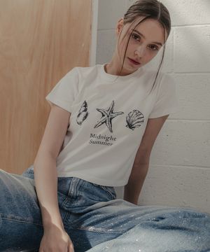 미드나잇 써머 티셔츠_화이트