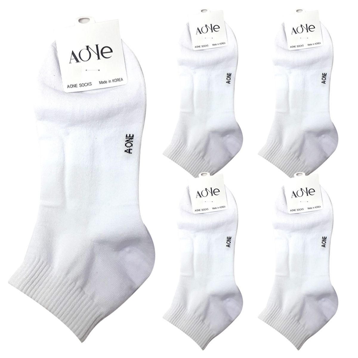 에이원(AONE) [5pack] 남성 실속형 무지 초미니 양말