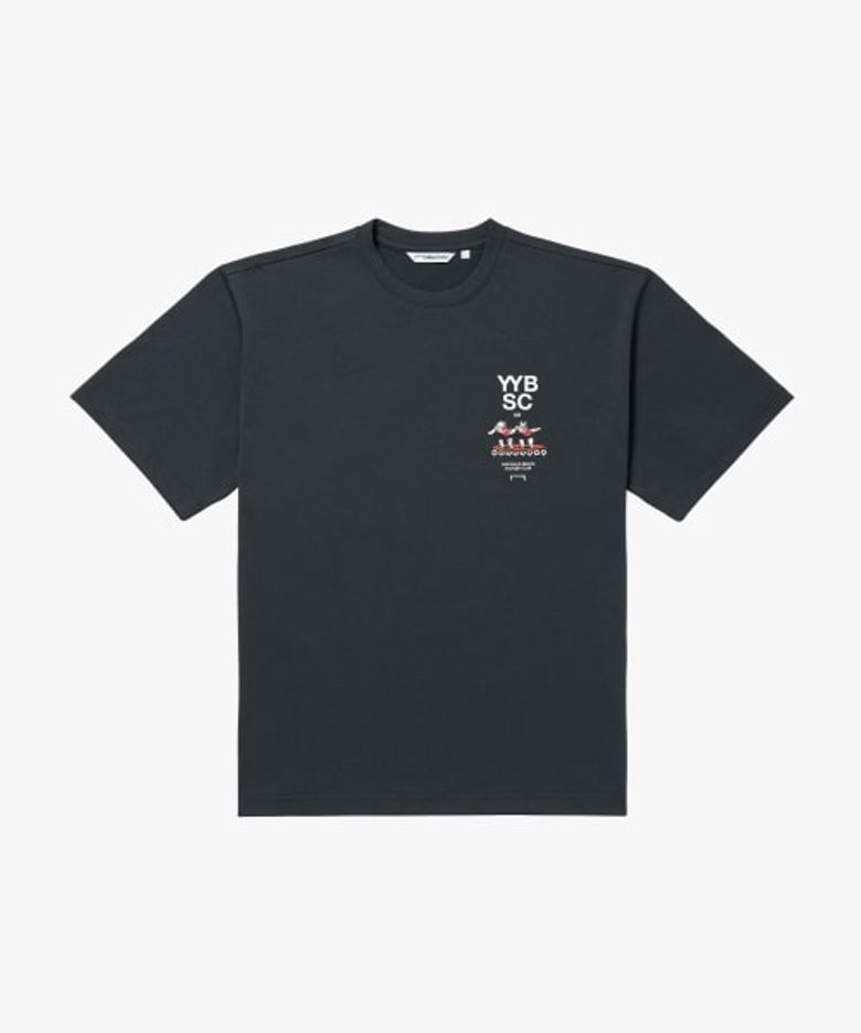 YANGYANG BEACH TWO YANG YANG TEE-CHARCOAL