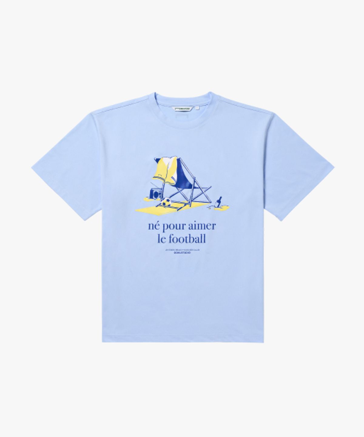 골스튜디오(GOALSTUDIO) ANTIBES BEACH CHAIR TEE-BLUE