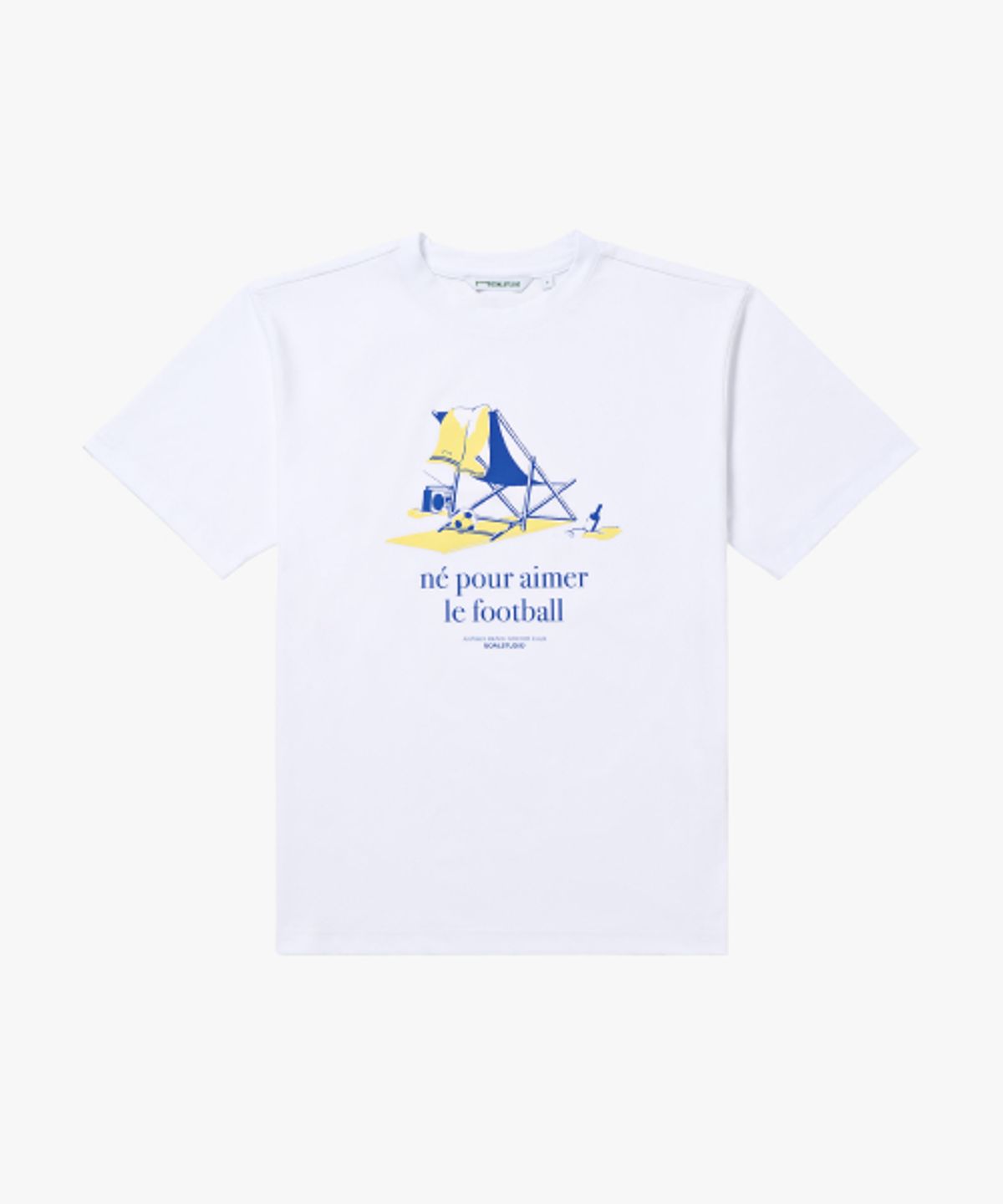 골스튜디오(GOALSTUDIO) ANTIBES BEACH CHAIR TEE-WHITE