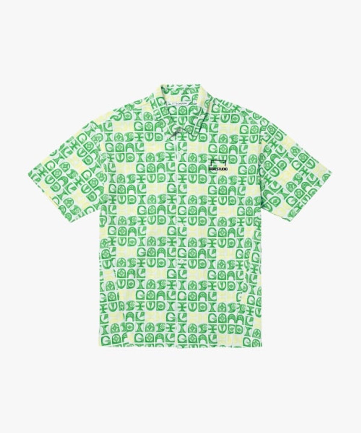 골스튜디오(GOALSTUDIO) IPANEMA BEACH ALLOVER SHIRT-GREEN