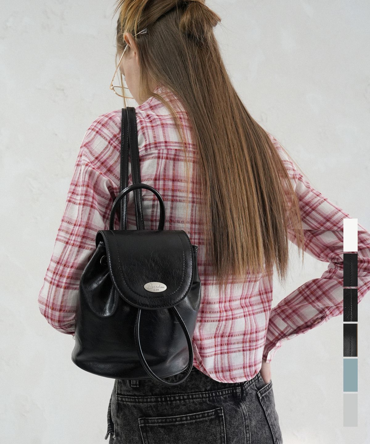 어반드레스(AVANDRESS) Art Leather Mini Backpack - 6COL