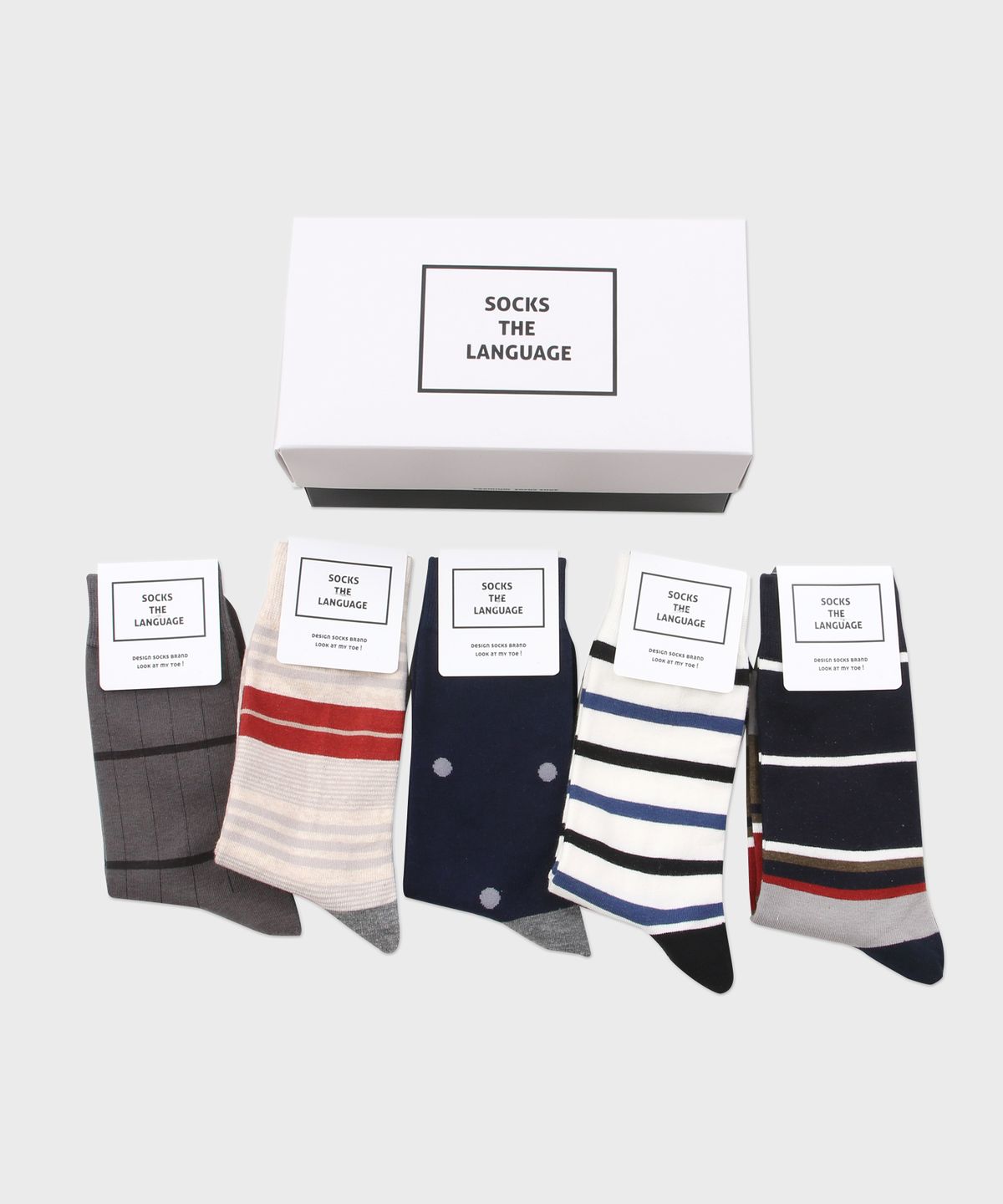 삭스더랭귀지(SOCKS THE LANGUAGE) 월넛 양말 SET