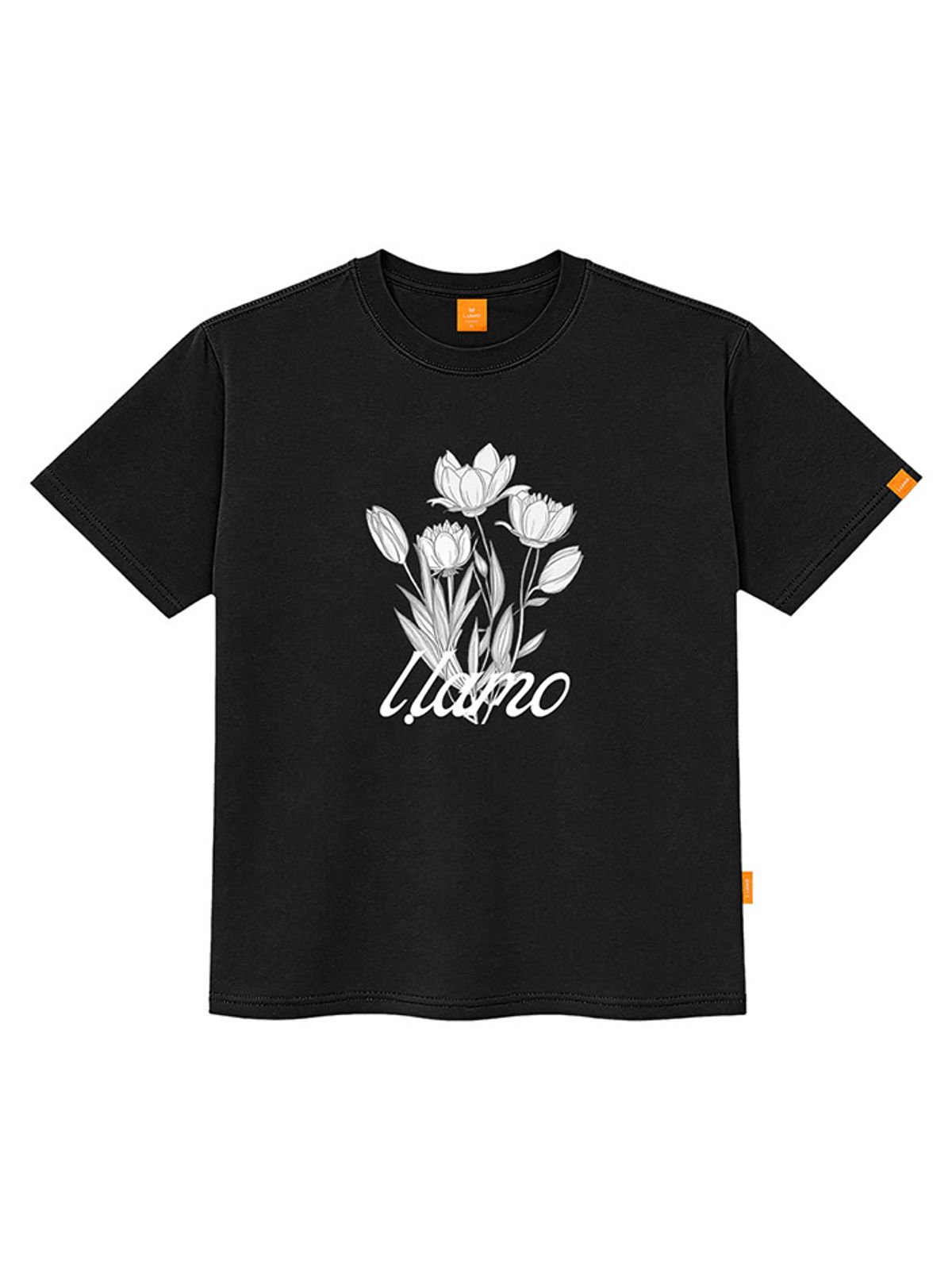 엘라모(LLAMO) 번치플라워 반팔티셔츠 남녀공용 빅사이즈 S~4XL