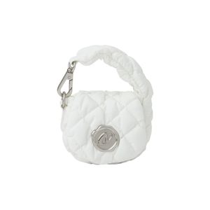 스탬프 미니 퀼티드 백 아이보리