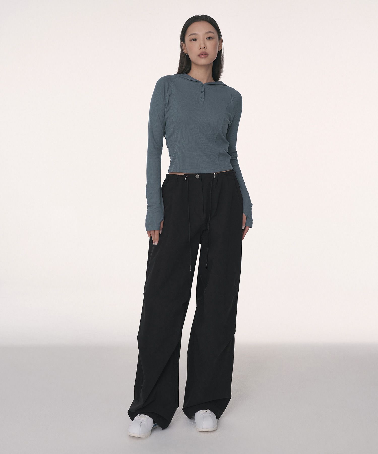 ●MUSINSA STANDARD● BRIGHT NYLON PARACHUTE PANTS MUSINSA | MUSINSA STANDARD WOMAN Women's Bright Nylon
