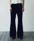 웨이브 코듀로이 플레어 팬츠 (네이비)