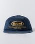 파운드 워시드 플랫 브림 캡 [네이비]