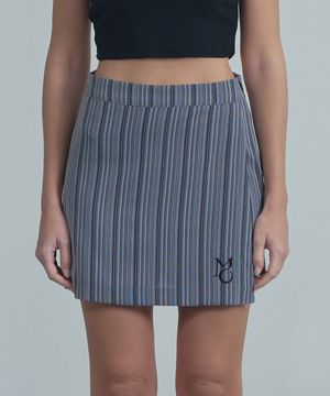 MO Stripe wrap Shorts - Black