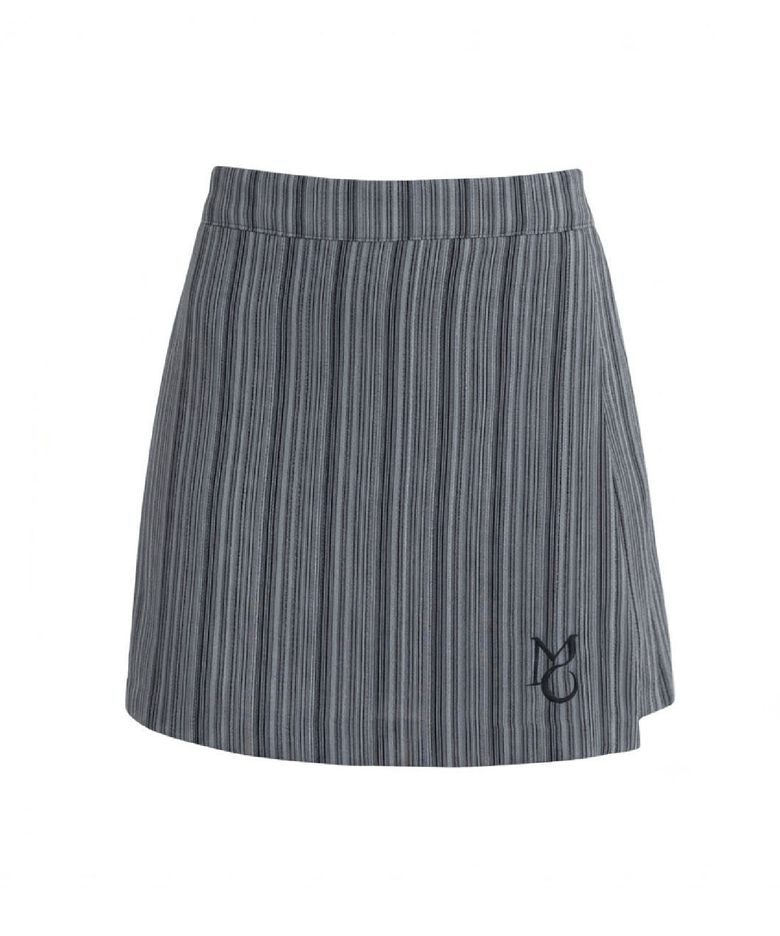 MO Stripe wrap Shorts - Black