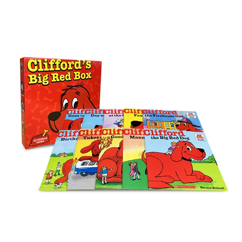 Clifford Big Red Box Set (10 Paperbacks)