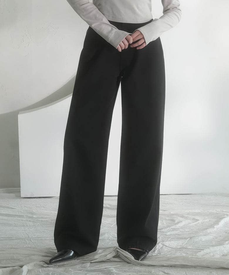 Minimal Straight Jeans BLACK