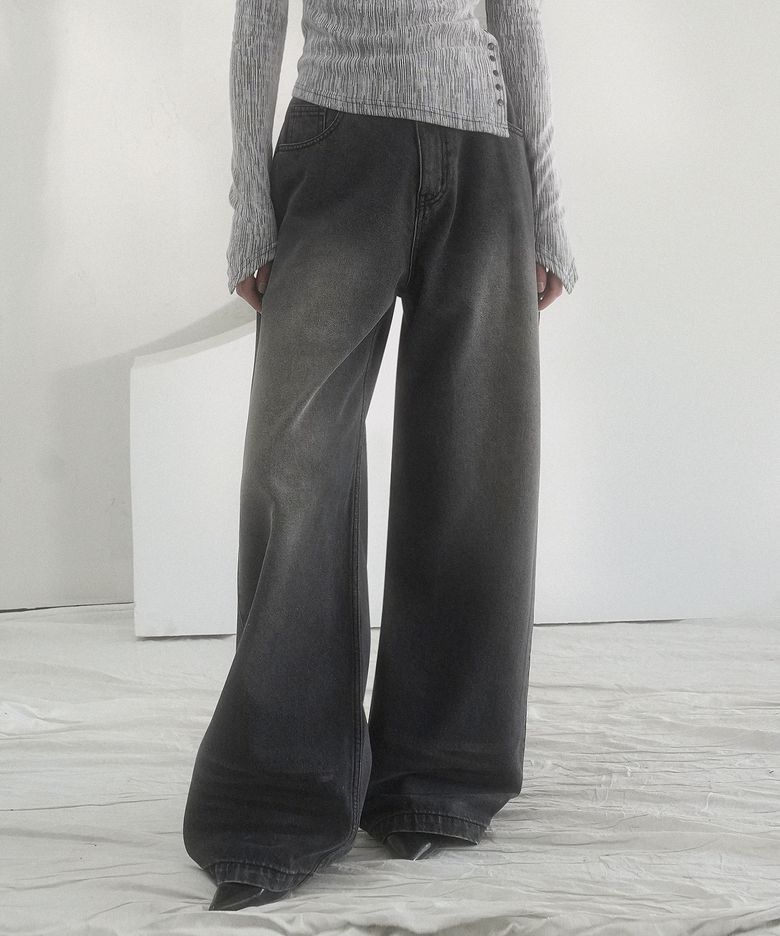 Second Side-Point Pants BLACK