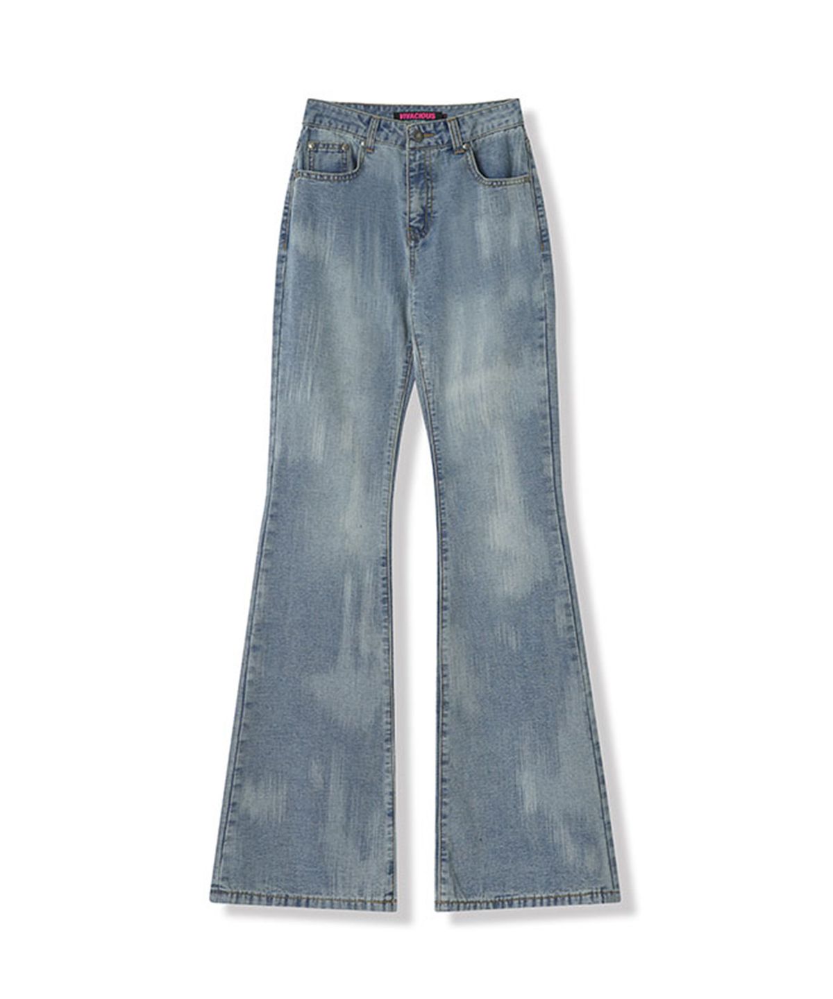 비바셔스(VIVACIOUS) Shop Bootscut Pants LIGHT BLUE