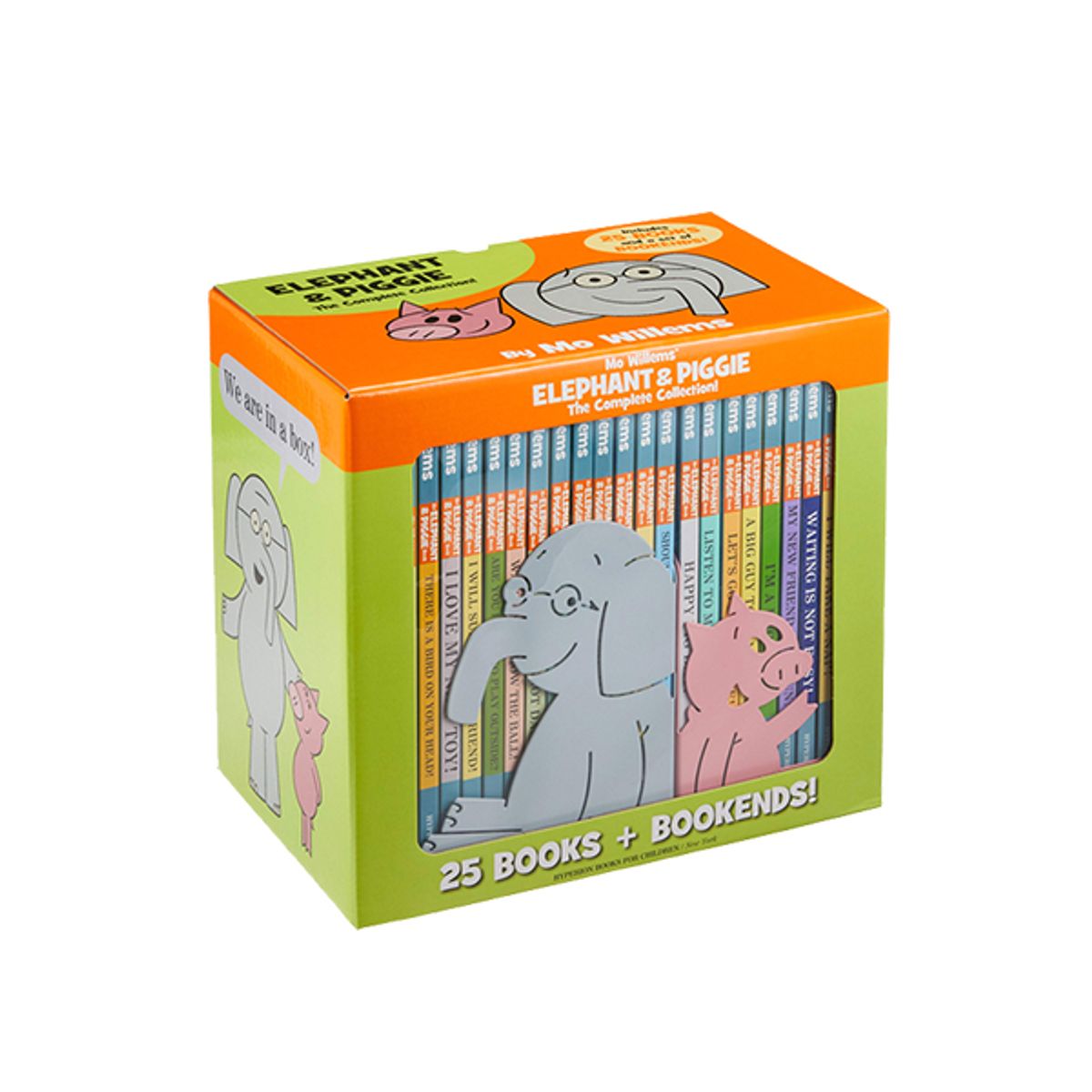 언어세상(LANGUAGE WORLD) 모 윌렘스 엘리펀트 앤 피기 원서 25종 세트 (북엔드 2종 포함) Elephant & Piggie: The Complete Collection