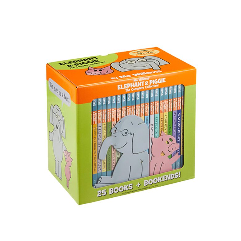모 윌렘스 엘리펀트 앤 피기 원서 25종 세트 (북엔드 2종 포함) Elephant & Piggie: The Complete Collection