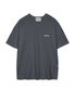 베이직 오픈 티셔츠_차콜