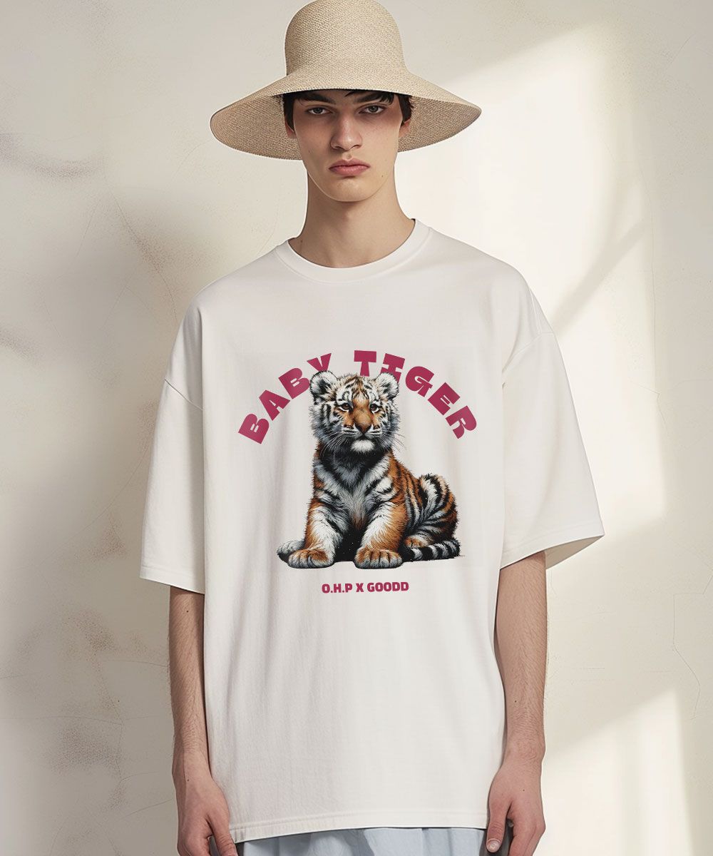 MUSINSA公式 | OHP OHPxGOODD4 アギトラ虎セミオーバー半袖Tシャツ