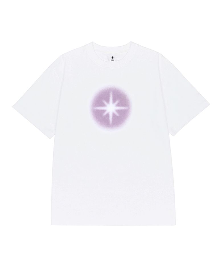 FAVICON BRUSHED BOXY TEE WHITE