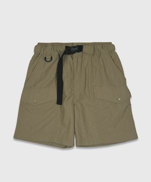 버클 숏 팬츠_베이지카키