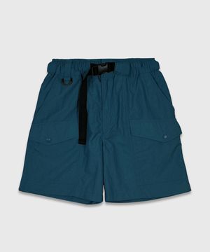 버클 숏 팬츠_블루