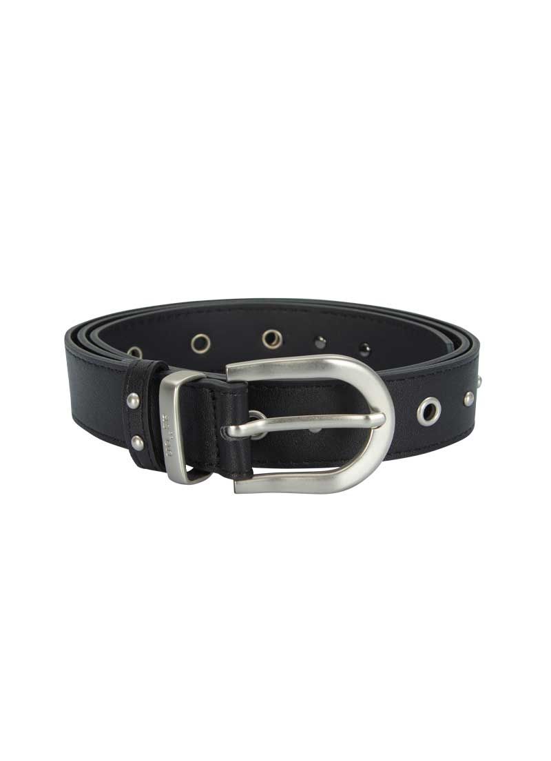 MUSINSA ASON TWINS EYELET BELT BLACK
