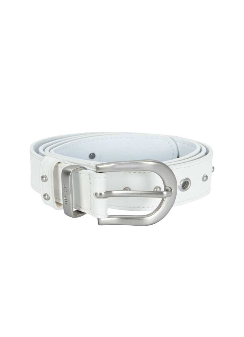 TWINS EYELET BELT / WHITE