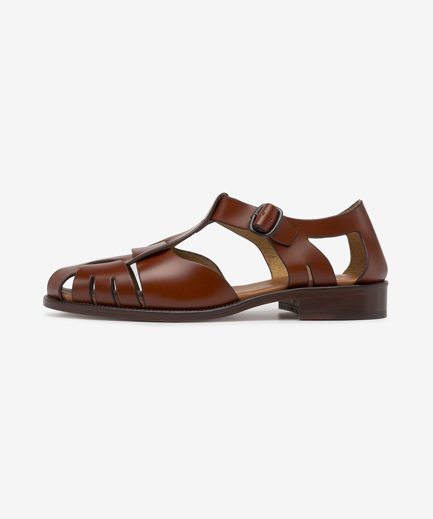 ◆HEREU◆ Pesca Cut Out Sandals Tan WFS21PESC002 WFS21PESC00 PESCA - FOR ALL - Fisherman Sandal – Hereu Studio