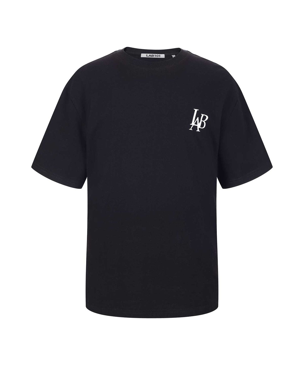 랩원오원(LAB101) 타원 라인 로고 티셔츠 (WHITE)