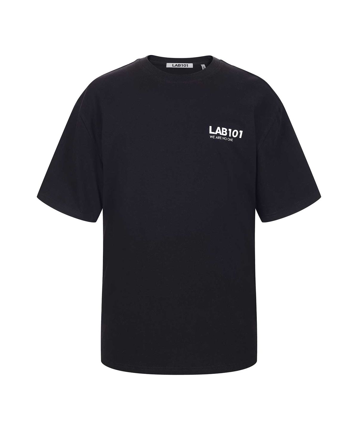 랩원오원(LAB101) 로고 레터링 티셔츠 (BLACK)