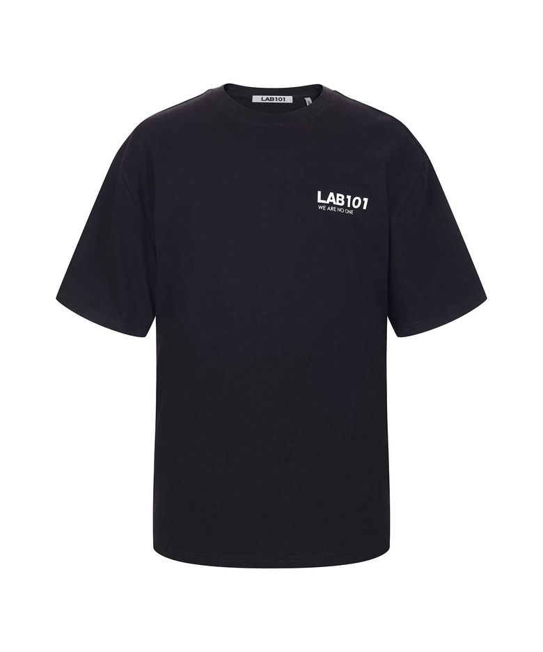 로고 레터링 티셔츠 (BLACK)