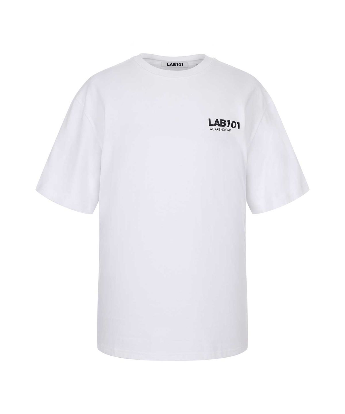 랩원오원(LAB101) 로고 레터링 티셔츠 (WHITE)