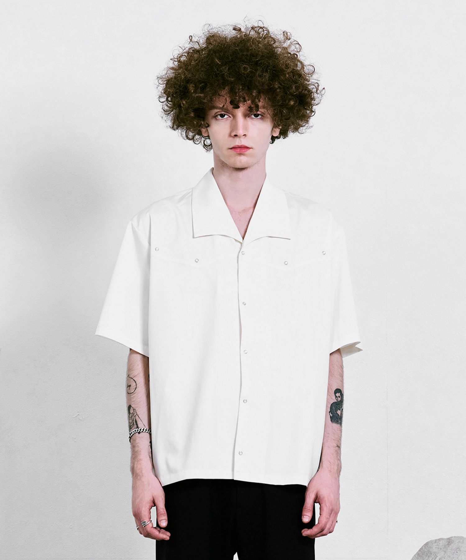MUSINSA | LA MER MA MAISON Western Shirt-Ivory