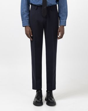 WOBO 오프 슬랙스 [네이비]