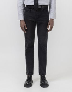 WOBO 오프 데님 [블랙]